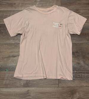 Dog Limited Rappers With Puppies Pink Graphic Crew Neck T-Shirt